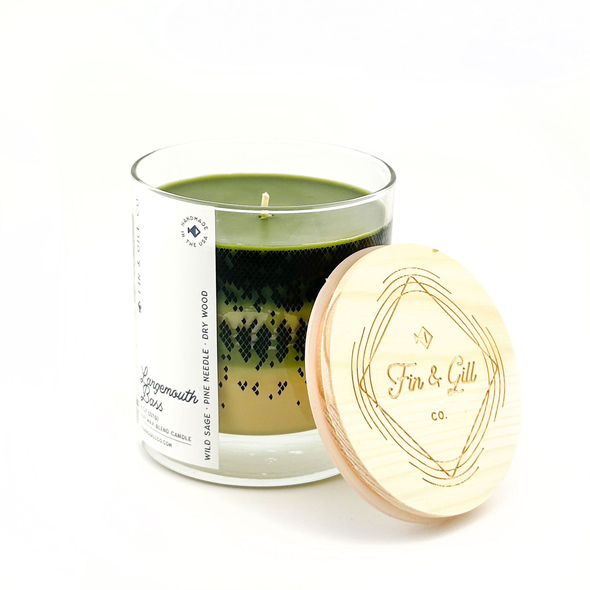 Largemouth Bass Candle