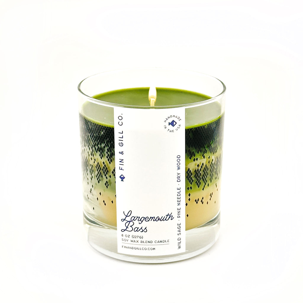 Largemouth Bass Candle