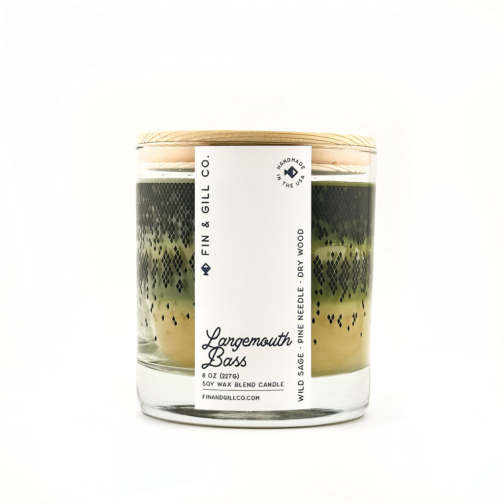 Largemouth Bass Candle
