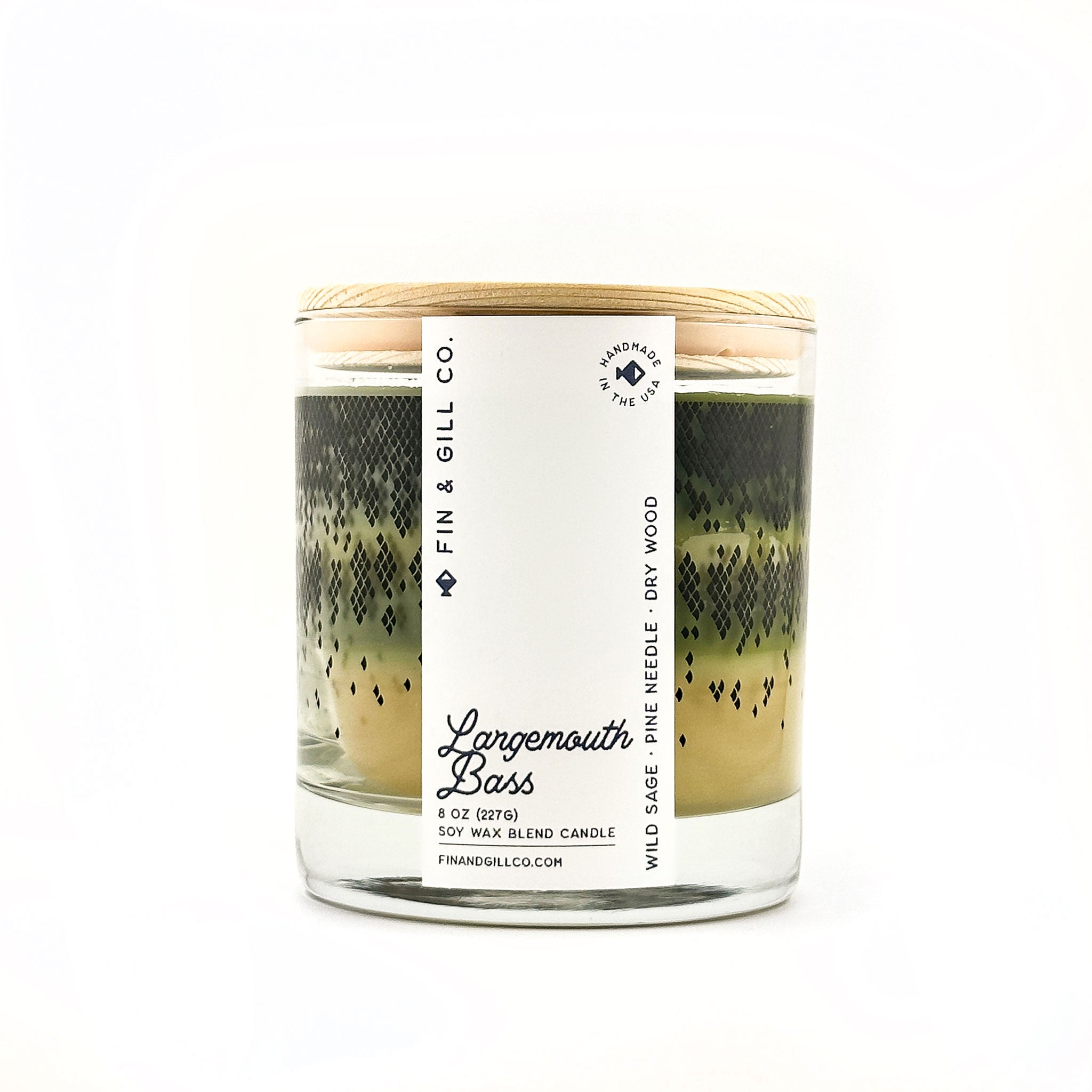 Largemouth Bass Candle