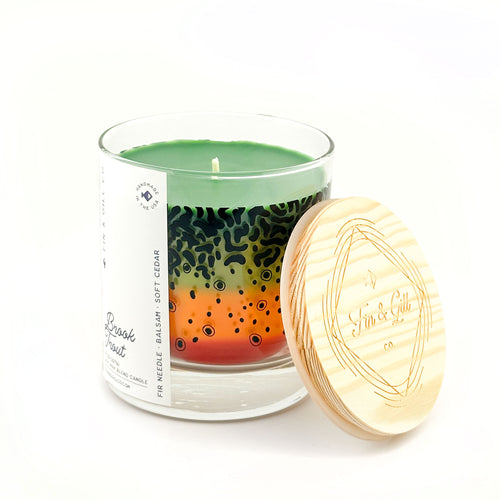 Brook Trout Candle