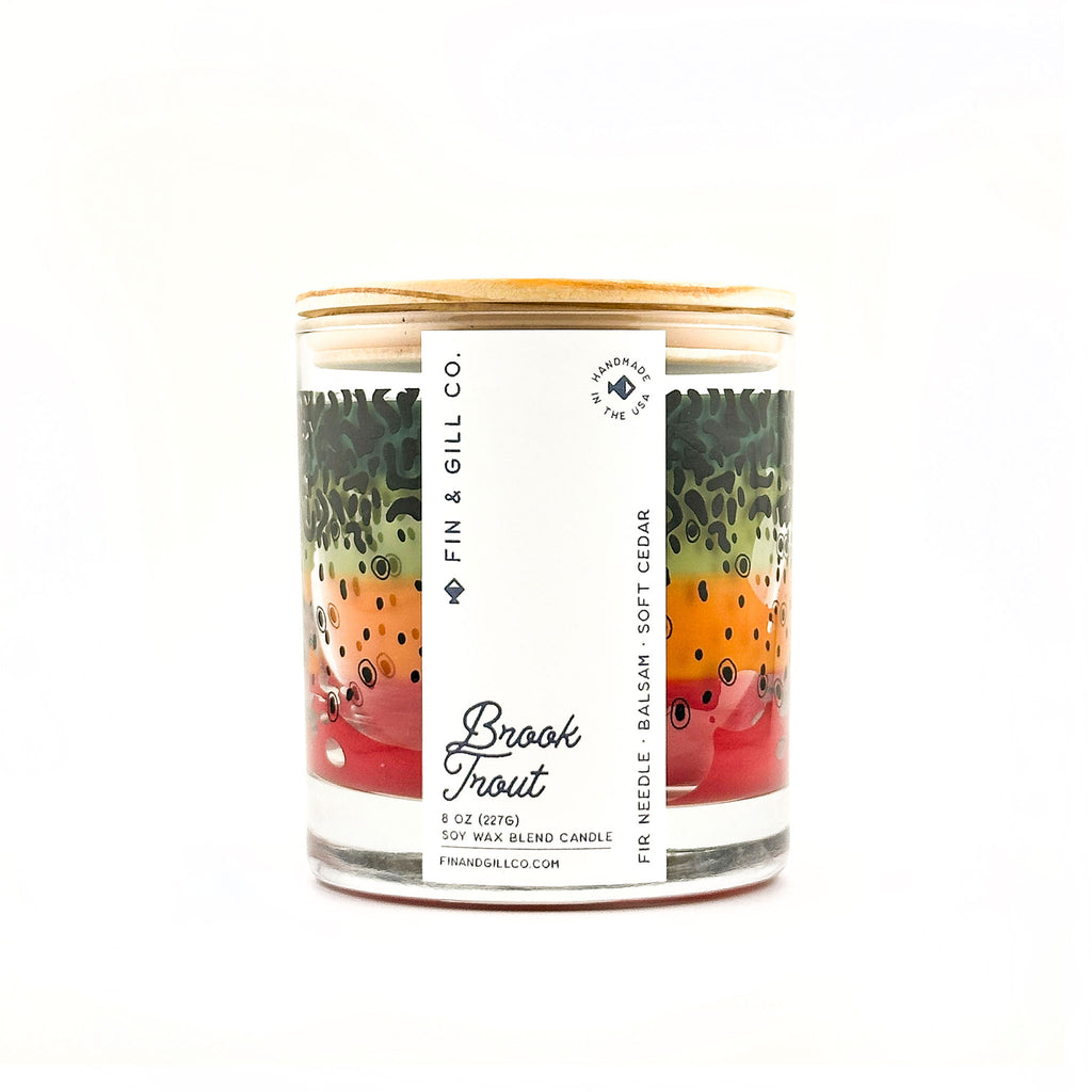 Brook Trout Candle