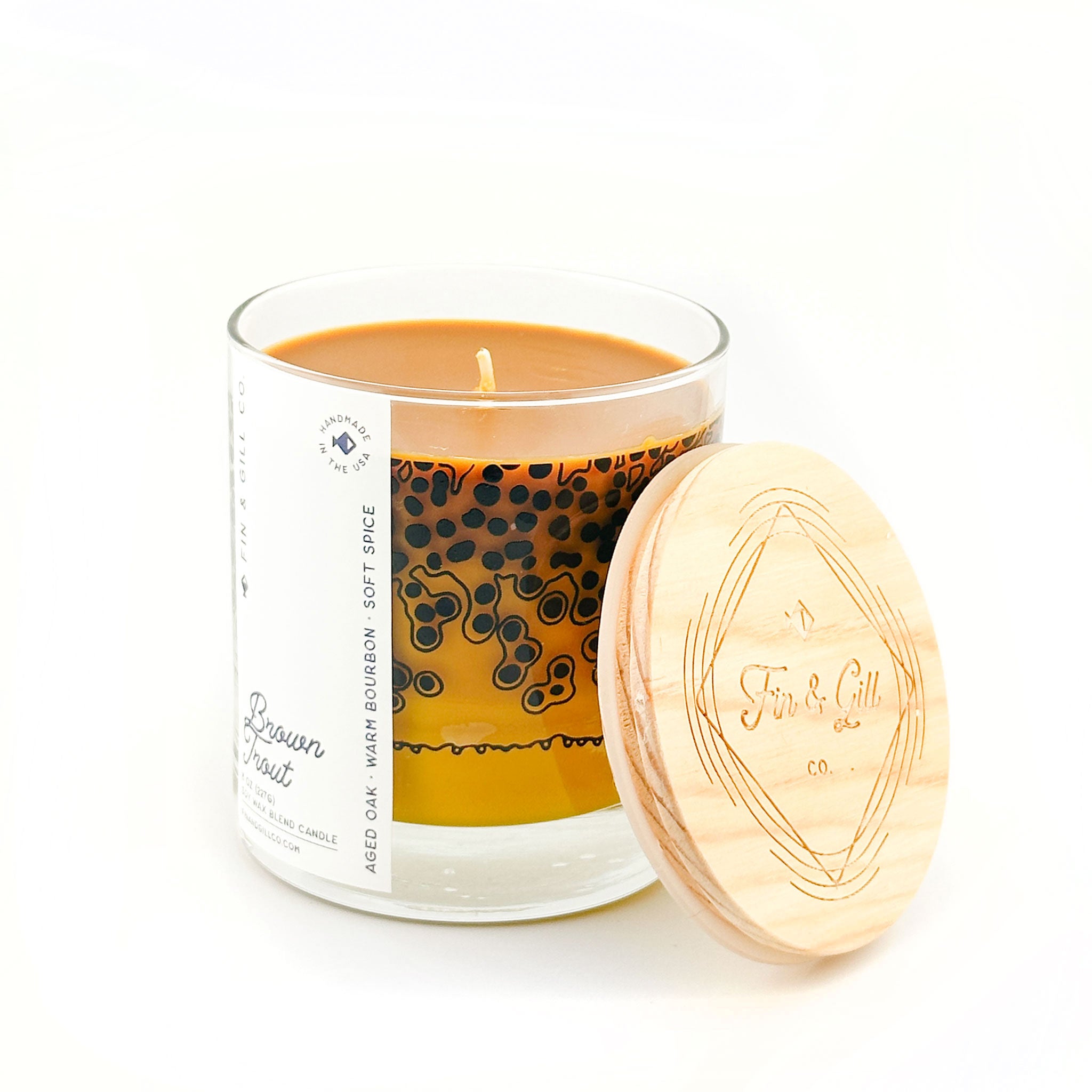Brown Trout Candle