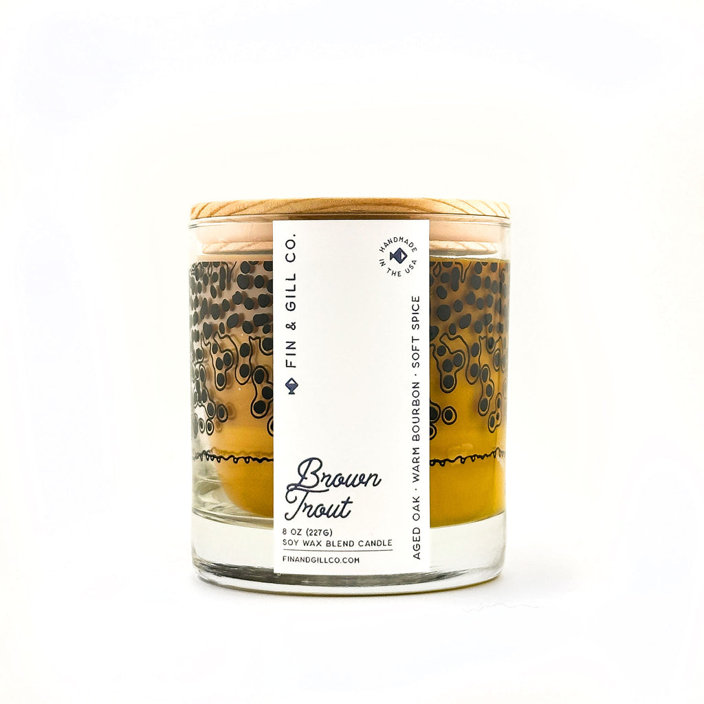 Brown Trout Candle