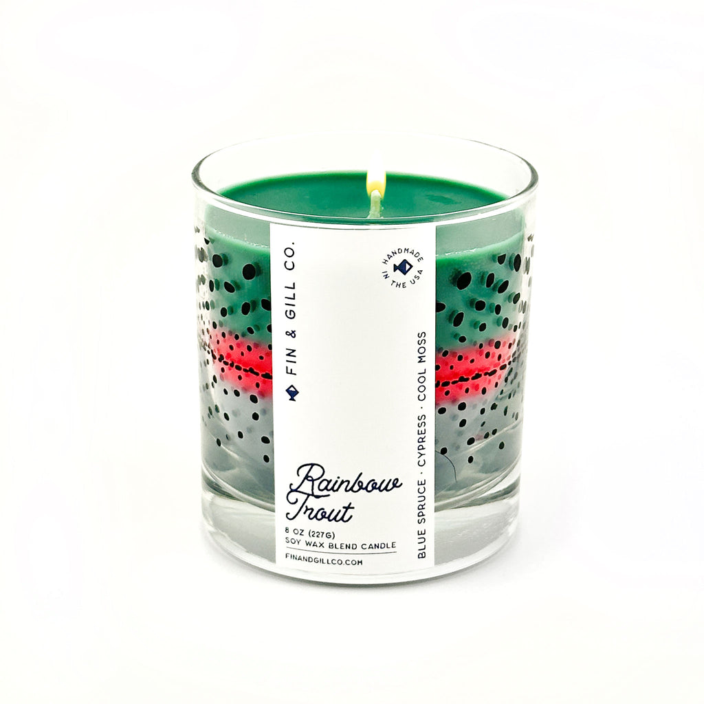 Rainbow Trout Candle